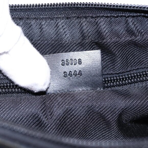 GUCCI GG Canvas Shoulder Bag Gray Silver 35098 Auth - Picture 14 of 16